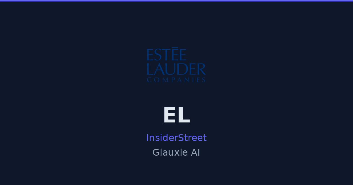 El Stock What is EL revenue? | Glauxie AI | InsiderStreet