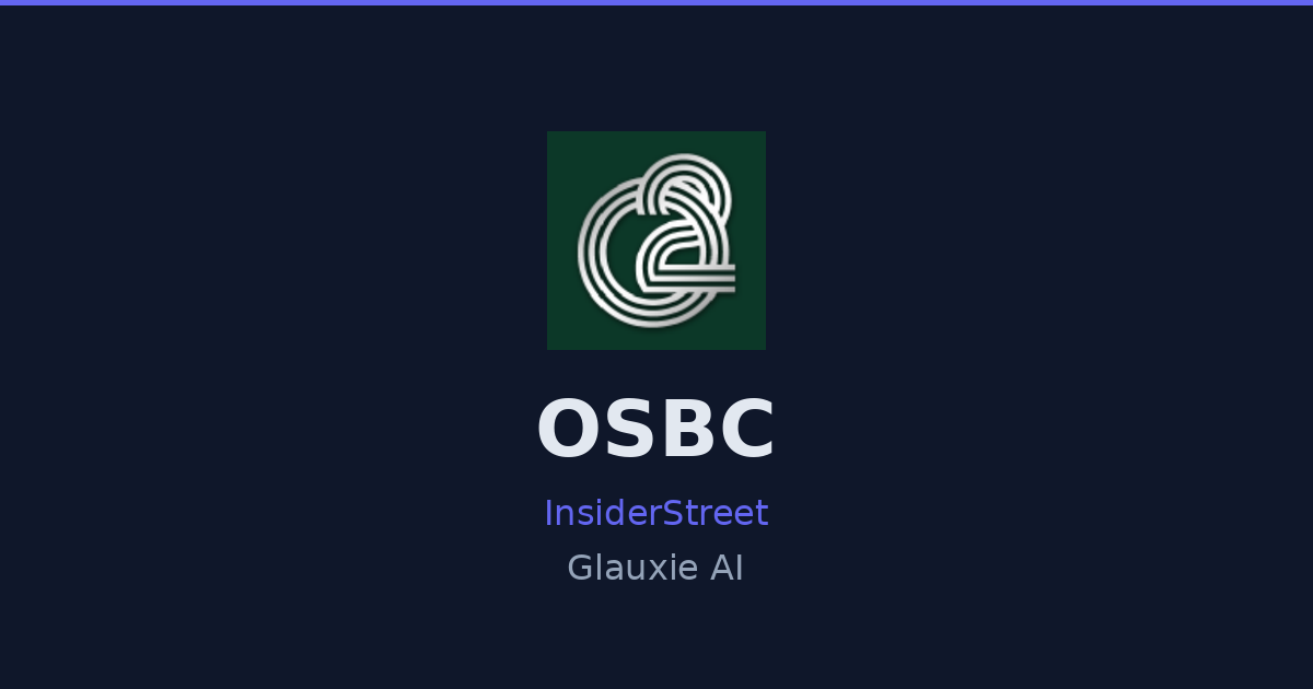 Osbc What is OSBC January effect? | Glauxie AI | InsiderStreet
