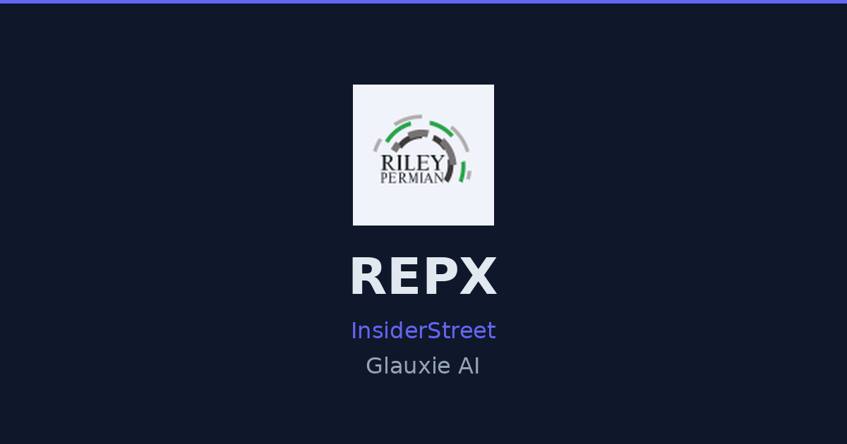 What is REPX dark pool activity? | Glauxie AI | InsiderStreet