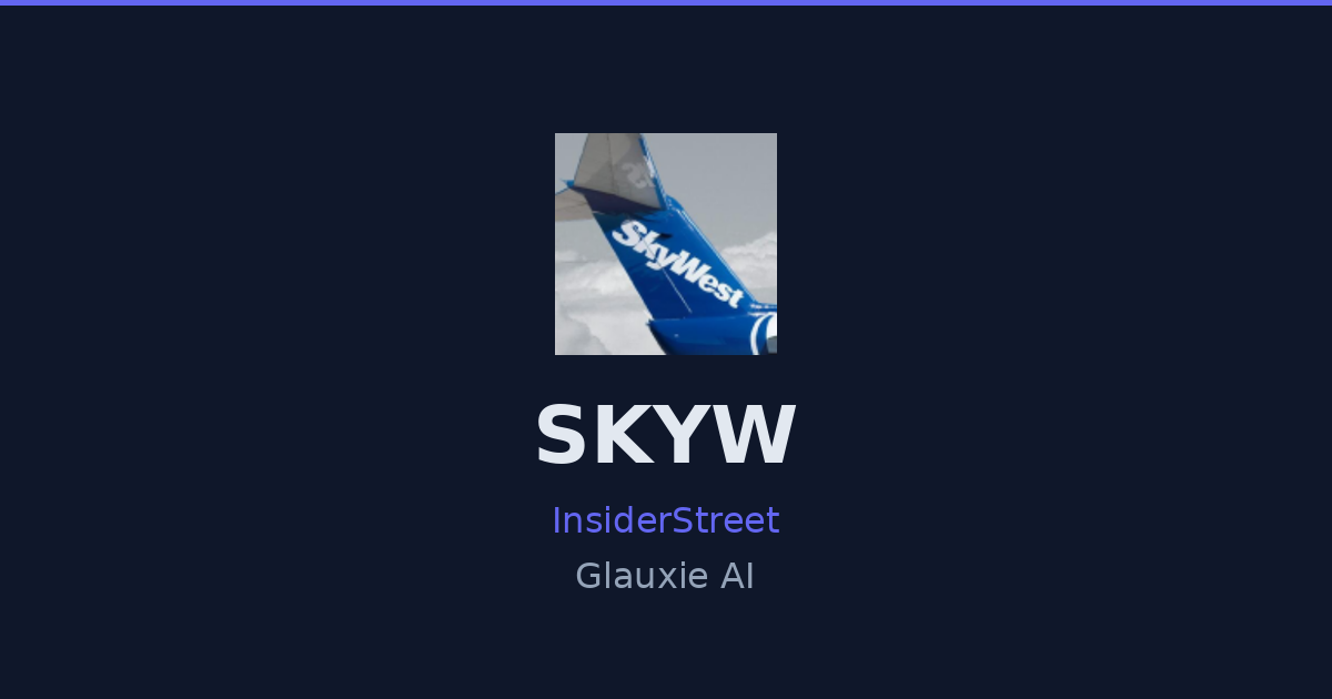 What is SKYW dark pool activity? | Glauxie AI | InsiderStreet